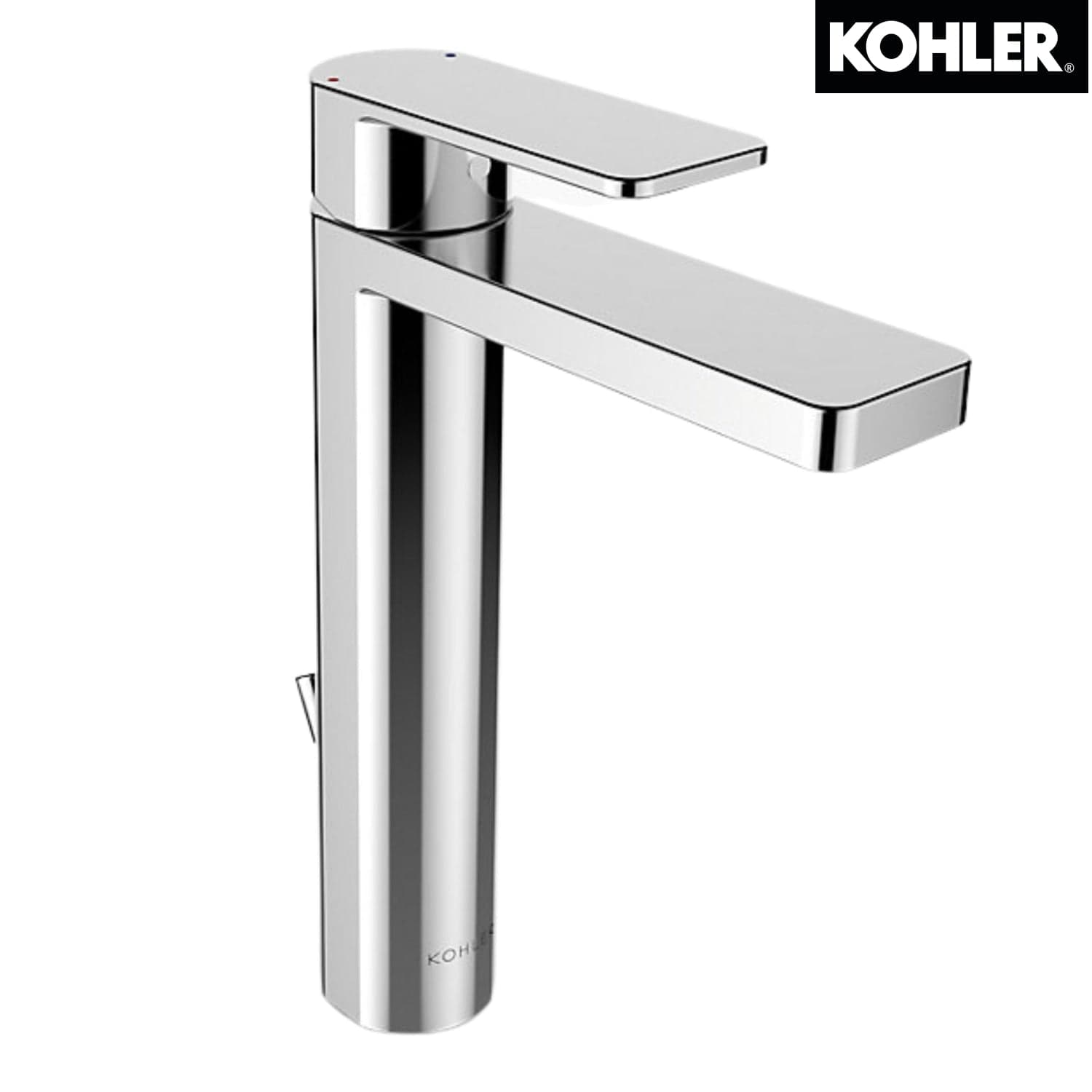 KOHLER K-23478T-4-CP PARALLEL 高身單把手面盆龍頭 (拋光鍍鉻)
