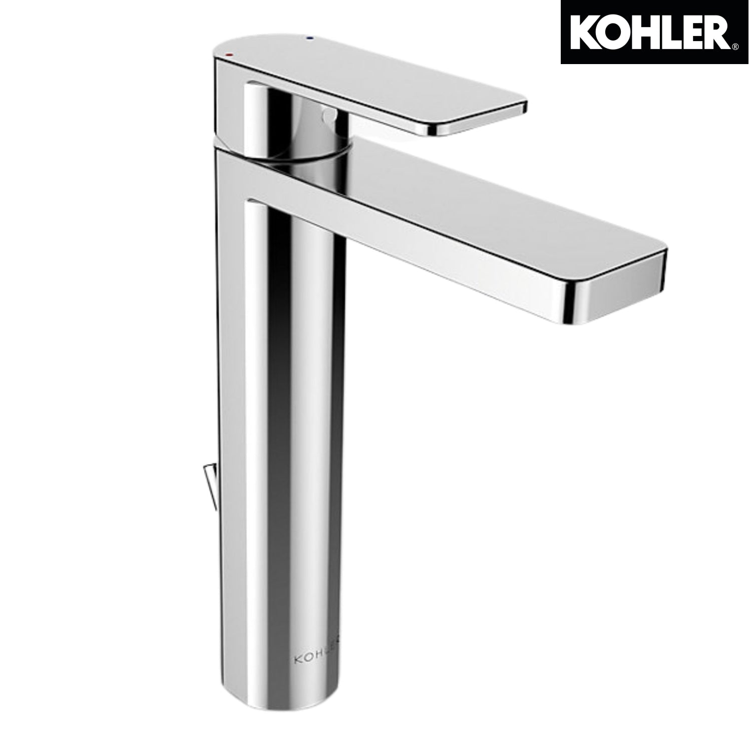 KOHLER K-23478T-4-CP PARALLEL 高身單把手面盆龍頭 (拋光鍍鉻)
