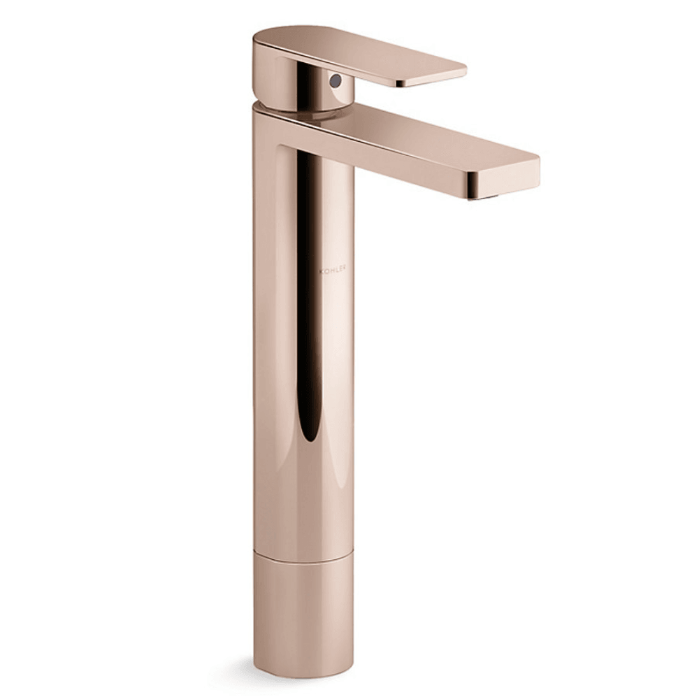 KOHLER K-23478T-4-RGD PARALLEL 高身單把手面盆龍頭 (玫瑰金)