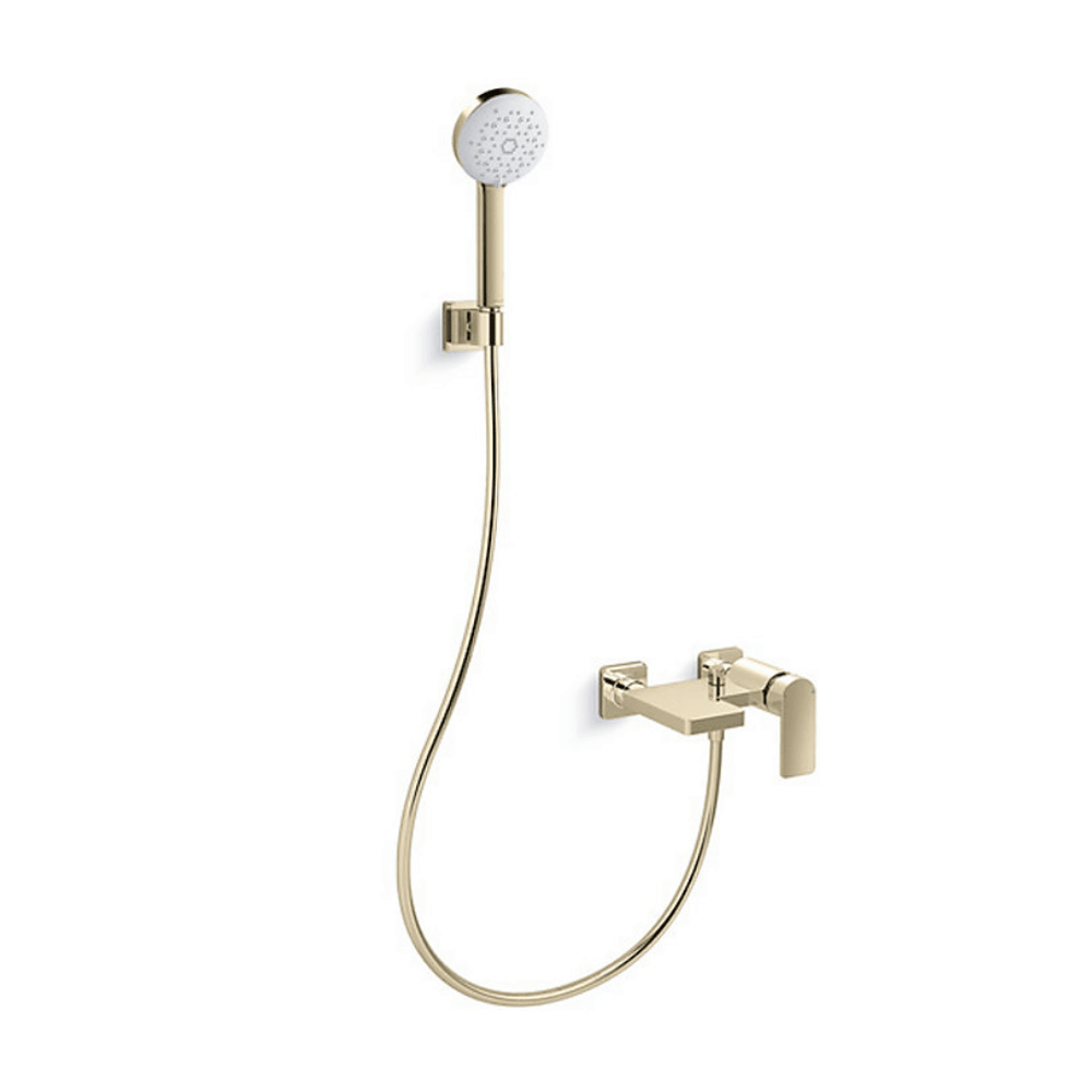 KOHLER K-23494T-4-AF PARALLEL 掛牆式浴缸龍頭 (法蘭金)