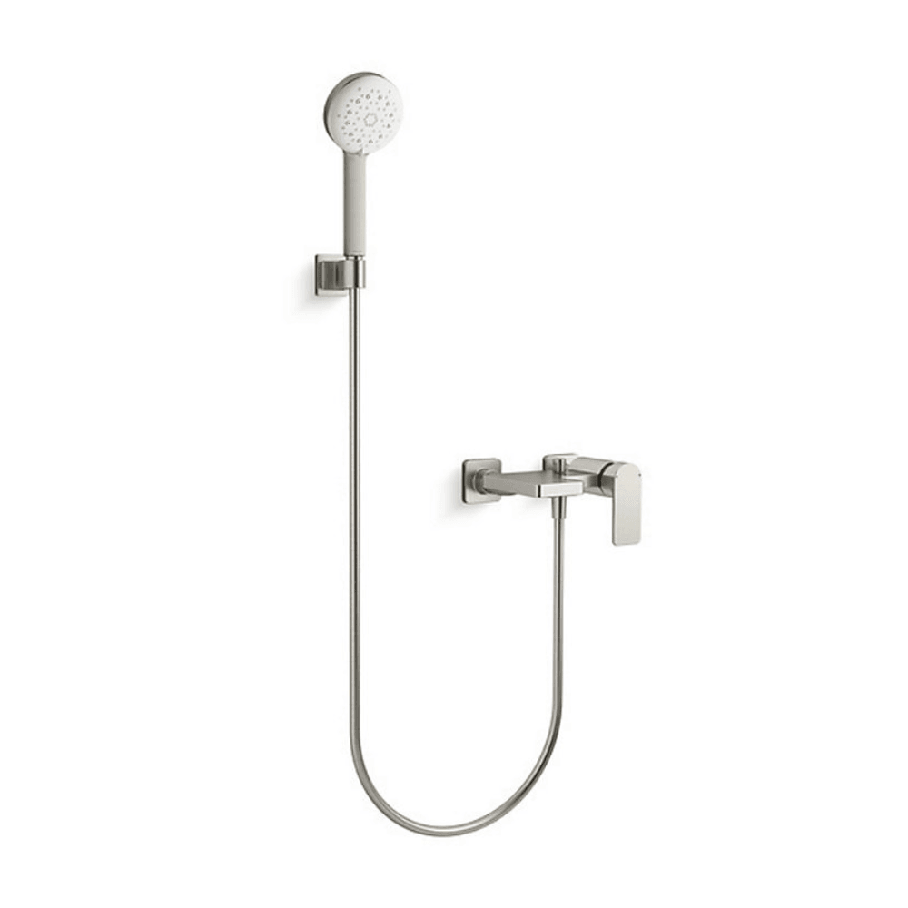 KOHLER K-23494T-4-BN PARALLEL 掛牆式浴缸龍頭 (羅曼銀)