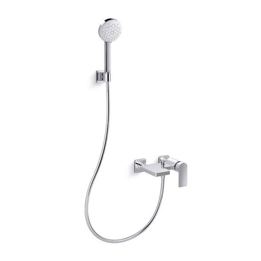 KOHLER K-23494T-4-CP PARALLEL 掛牆式浴缸龍頭 (拋光鍍鉻)-hong-kong