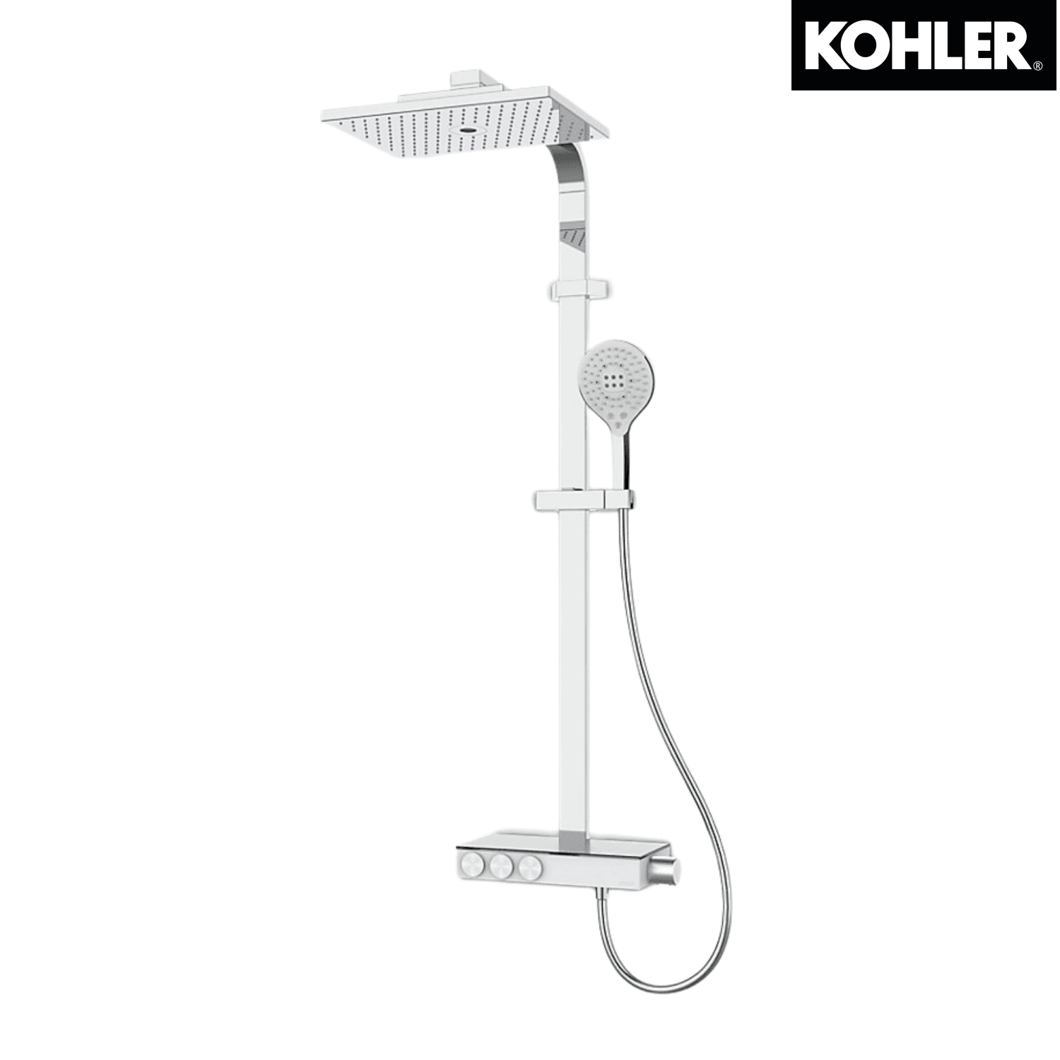 KOHLER K-23751T-9-CP URBANITY+ 恆溫三路 出水淋浴柱-hong-kong