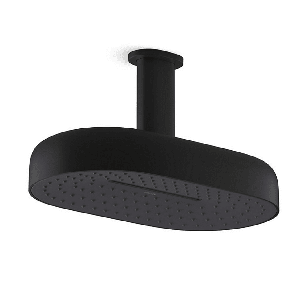 KOHLER K-26296T-BL STATEMENT™ 多功能 14” 蝴蝶結型花灑頭 (黑色)