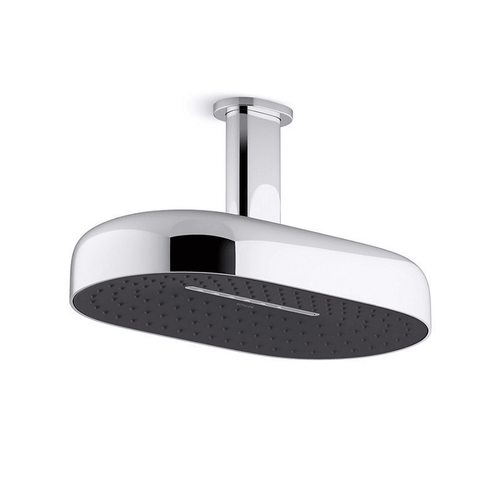 KOHLER K-26296T-CP STATEMENT™ 多功能 14” 蝴蝶結型花灑頭 (拋光鍍鉻)