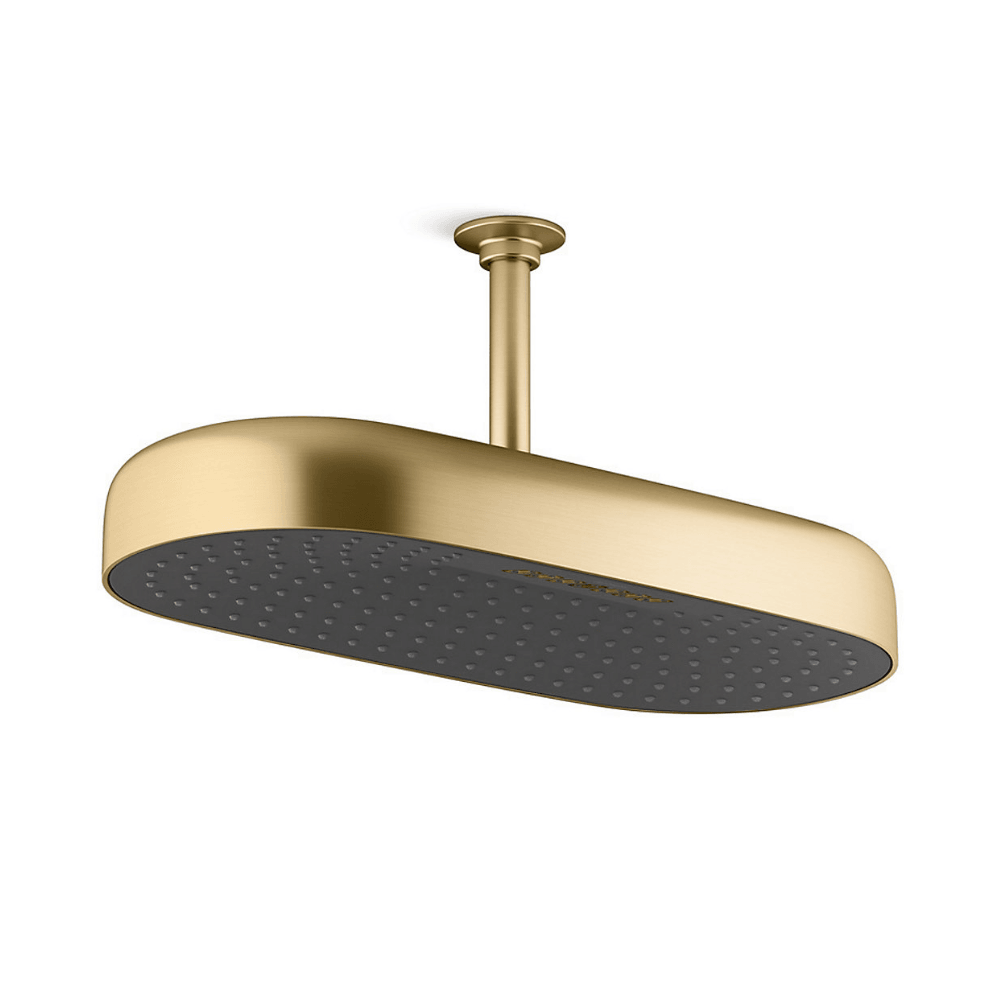 KOHLER K-26297T-2MB STATEMENT™ 18” 雙功能頭頂花灑 (摩登金)