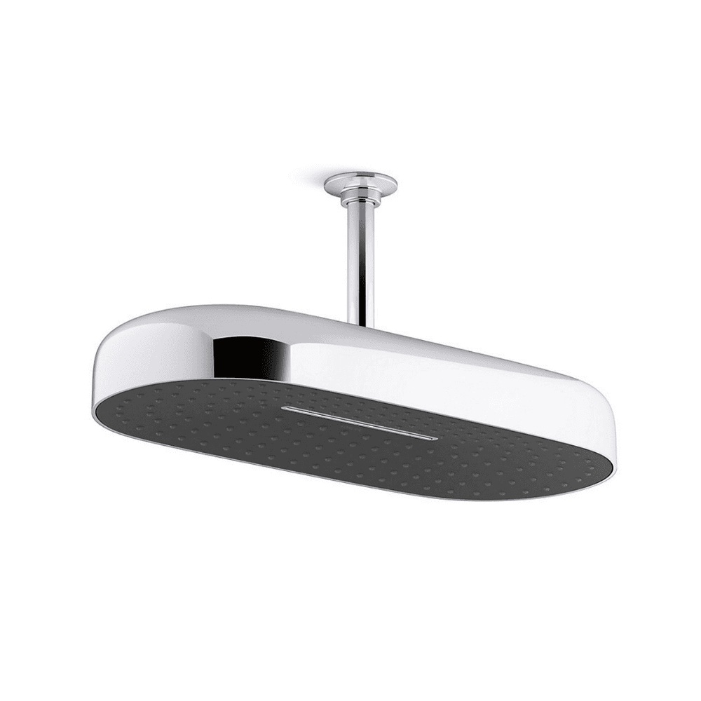 KOHLER K-26298T-CP STATEMENT™ 18” 雙功能頭頂花灑18” 雨淋/ 雨瀑 (拋光鍍鉻)