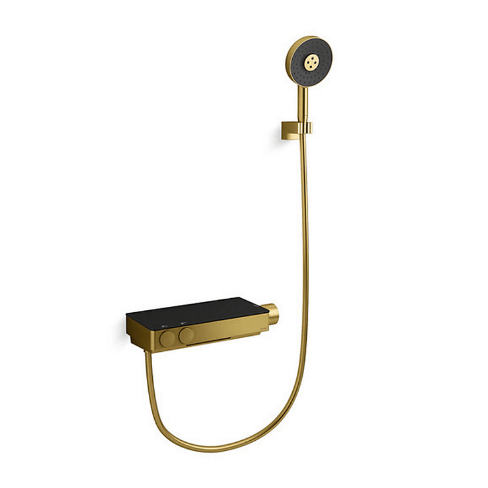 KOHLER K-26327T-9-2MB ANTHEM™ 掛牆式恆溫浴缸花灑龍頭 (摩登金)