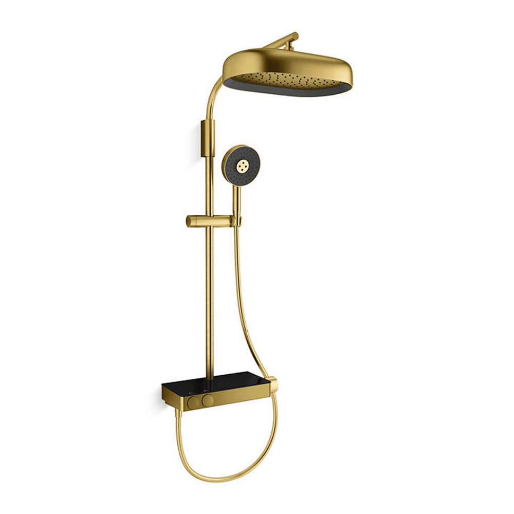 KOHLER K-26331T-9-2MB ANTHEM™ 恆溫雙路出水淋浴柱 (摩登金)