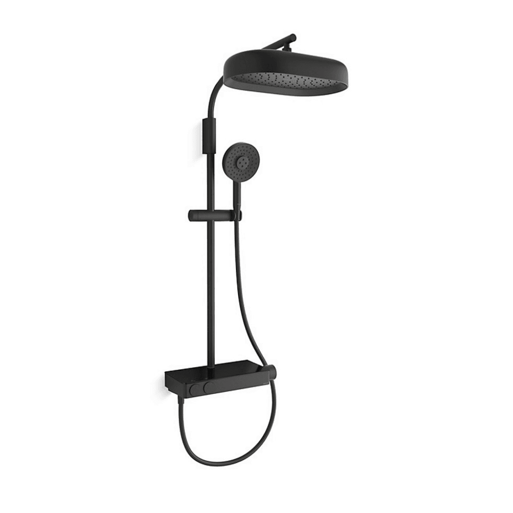 KOHLER K-26331T-9-BL ANTHEM™ 恆溫雙路出水淋浴柱 (黑色)