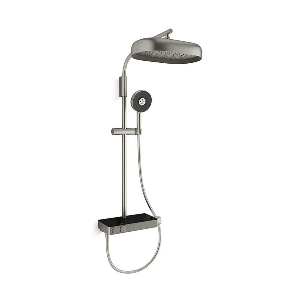 KOHLER K-26331T-9-BN ANTHEM™ 恆溫雙路出水淋浴柱 (羅曼銀)