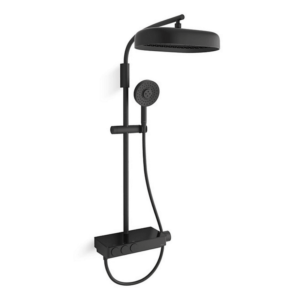 KOHLER K-26333T-9-BL ANTHEM™ 恆溫三路出水淋浴柱 (黑色)