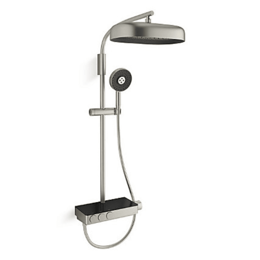 KOHLER K-26333T-9-BN ANTHEM™ 恆溫三路出水淋浴柱 (羅曼銀)