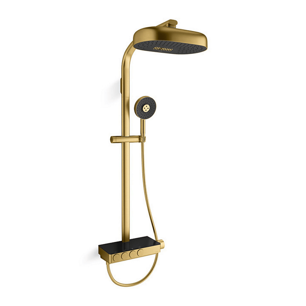 KOHLER K-26334T-9-2MB ANTHEM ™ 恆溫四路出水淋浴柱 (摩登金)
