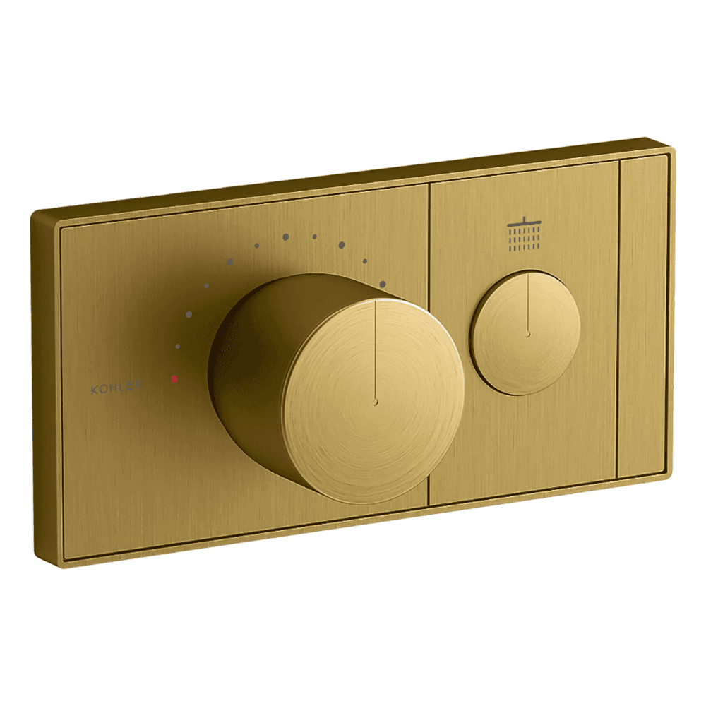 KOHLER K-26345T-9-2MB ANTHEM™ 單路嵌入式機械恆溫控制 (摩登金)