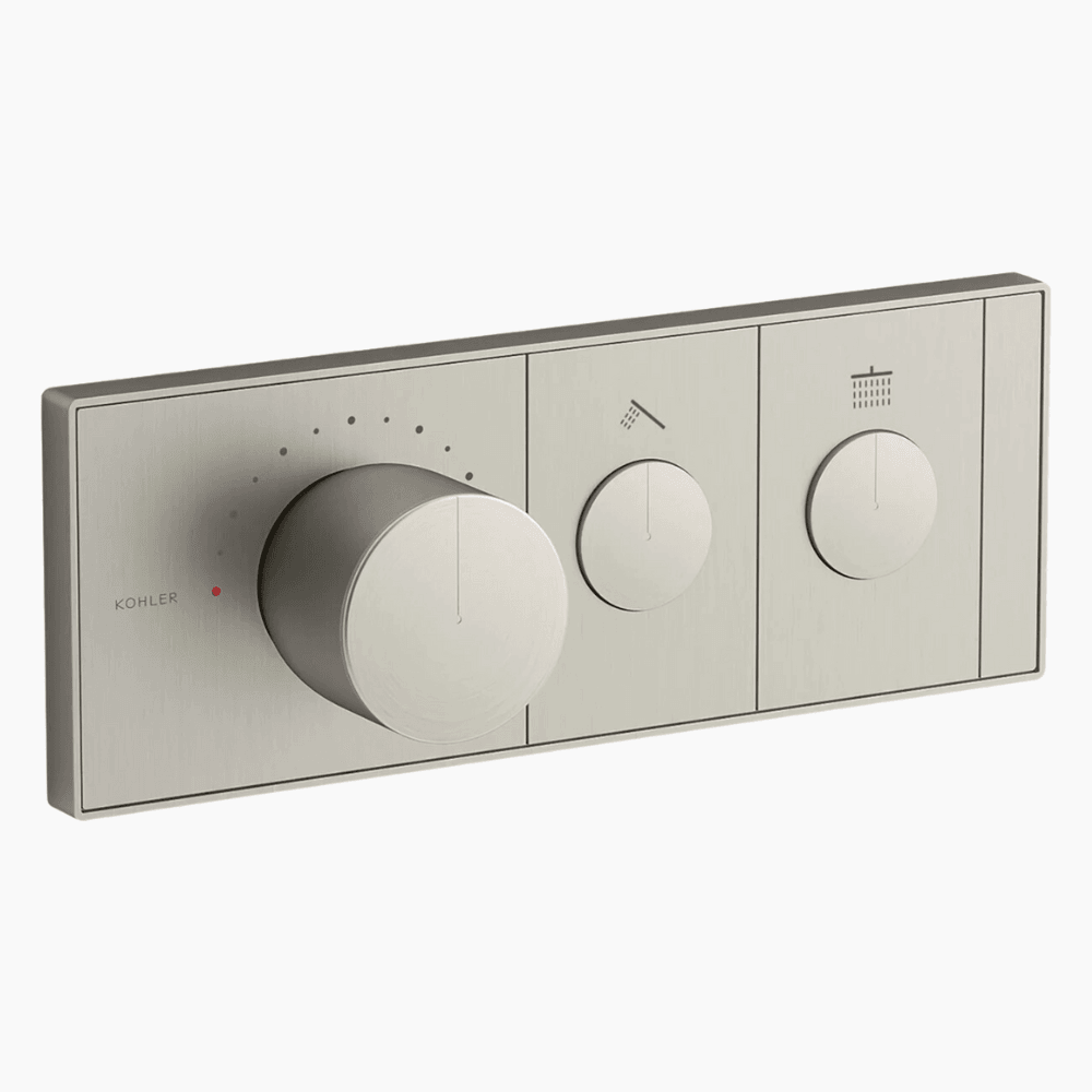 KOHLER K-26346T-9-BN ANTHEM™ 雙路嵌入式機械恆溫控制 (羅曼銀)