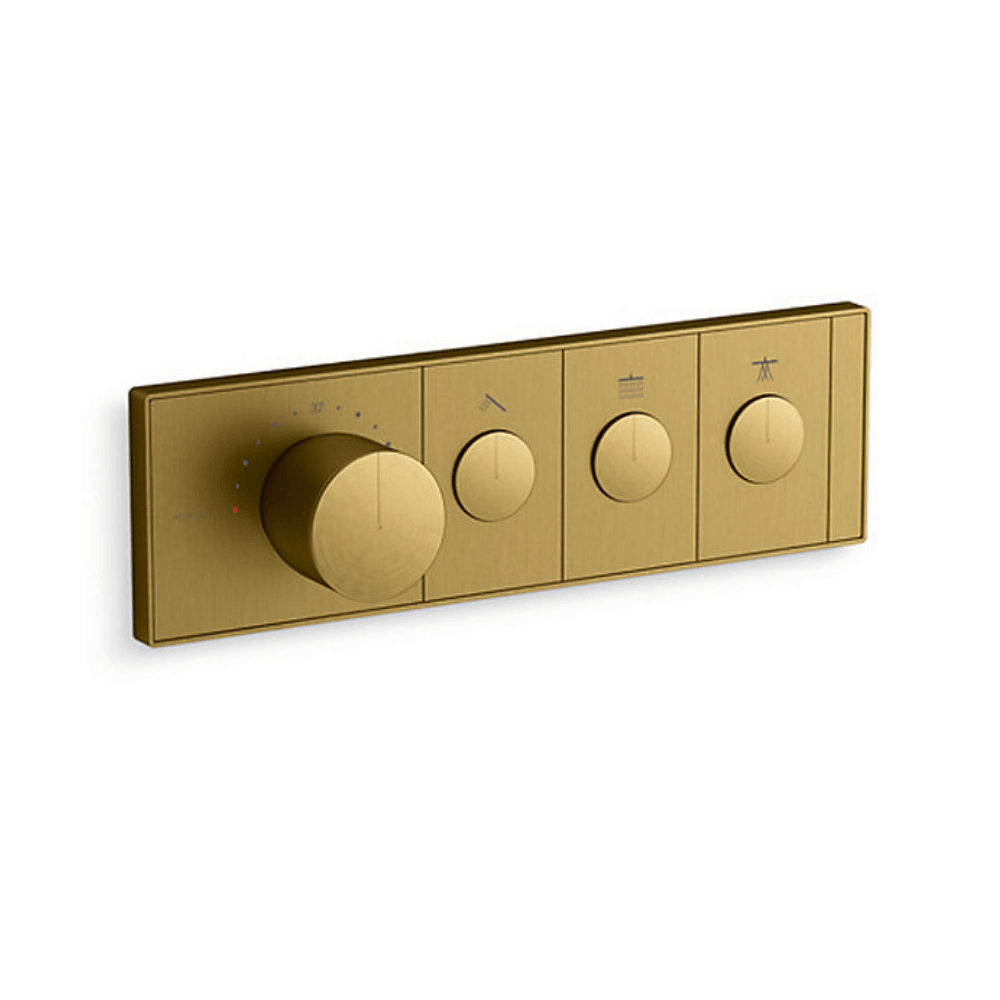 KOHLER K-26347T-9-2MB ANTHEM™ 三路嵌入式機械恆溫控制 (摩登金)
