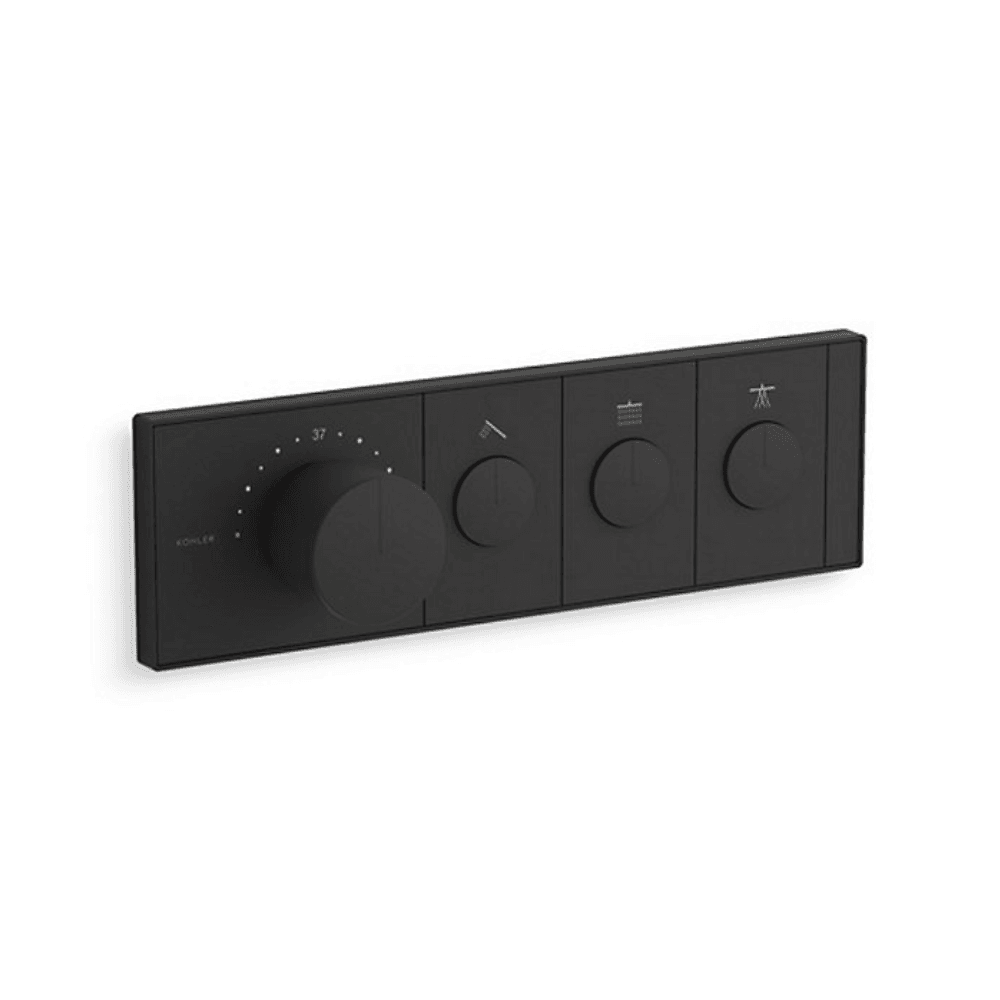 KOHLER K-26347T-9-BL ANTHEM™ 三路嵌入式機械恆溫控制 (黑色)