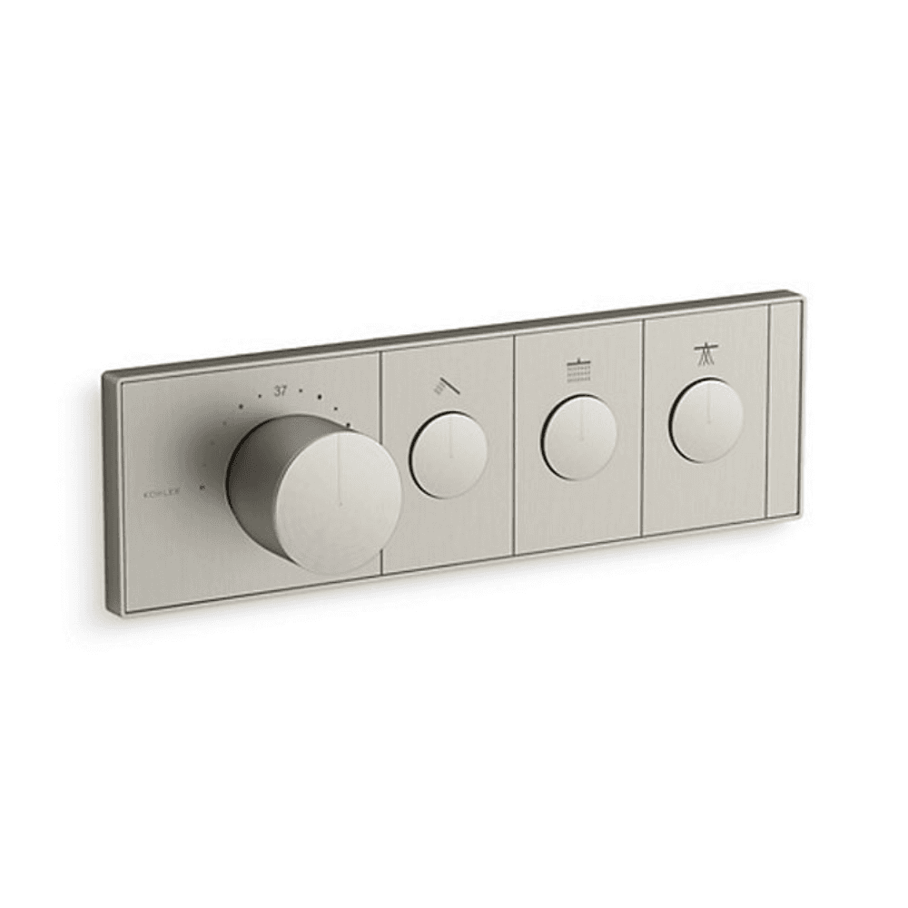 KOHLER K-26347T-9-BN ANTHEM™ 三路嵌入式機械恆溫控制 (羅曼銀)