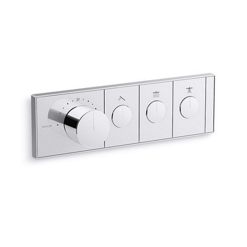 KOHLER K-26347T-9-CP ANTHEM™ 三路嵌入式機械恆溫控制