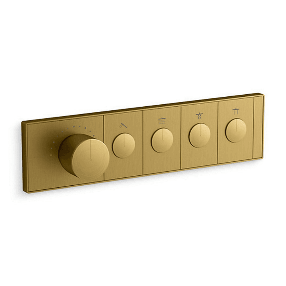 KOHLER K-26348T-9-2MB ANTHEM™ 四路嵌入式機械恆溫控制 (摩登金)
