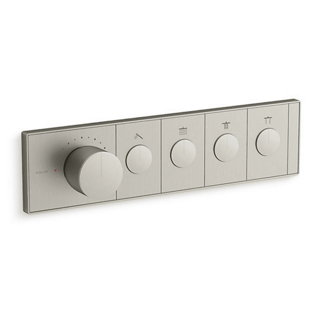 KOHLER K-26348T-9-BN ANTHEM™ 四路嵌入式機械恆溫控制 (羅曼銀)