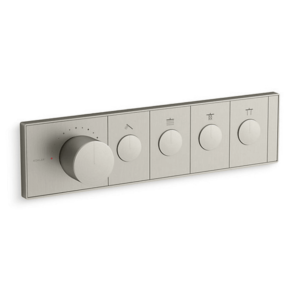 KOHLER K-26348T-9-BN ANTHEM™ 四路嵌入式機械恆溫控制 (羅曼銀)