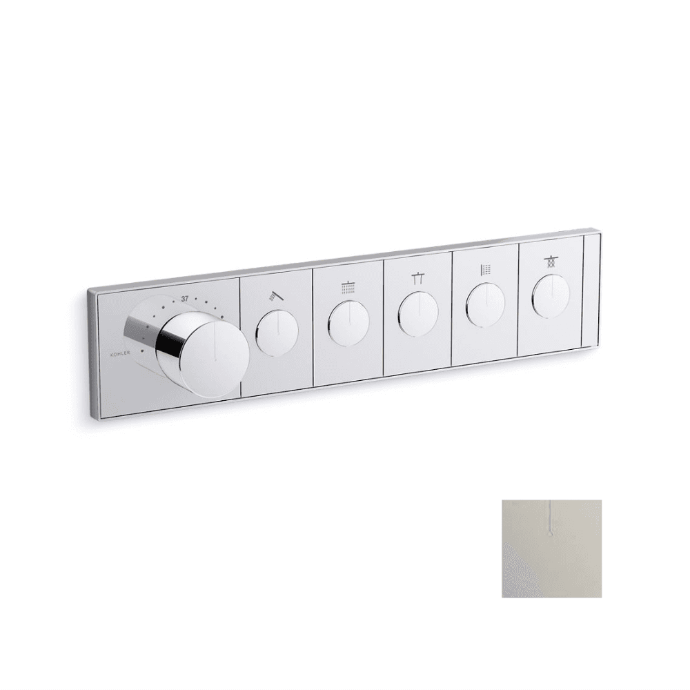 KOHLER K-26349T-9-BN ANTHEM™ 五路嵌入式機械恆溫控制 (羅曼銀)