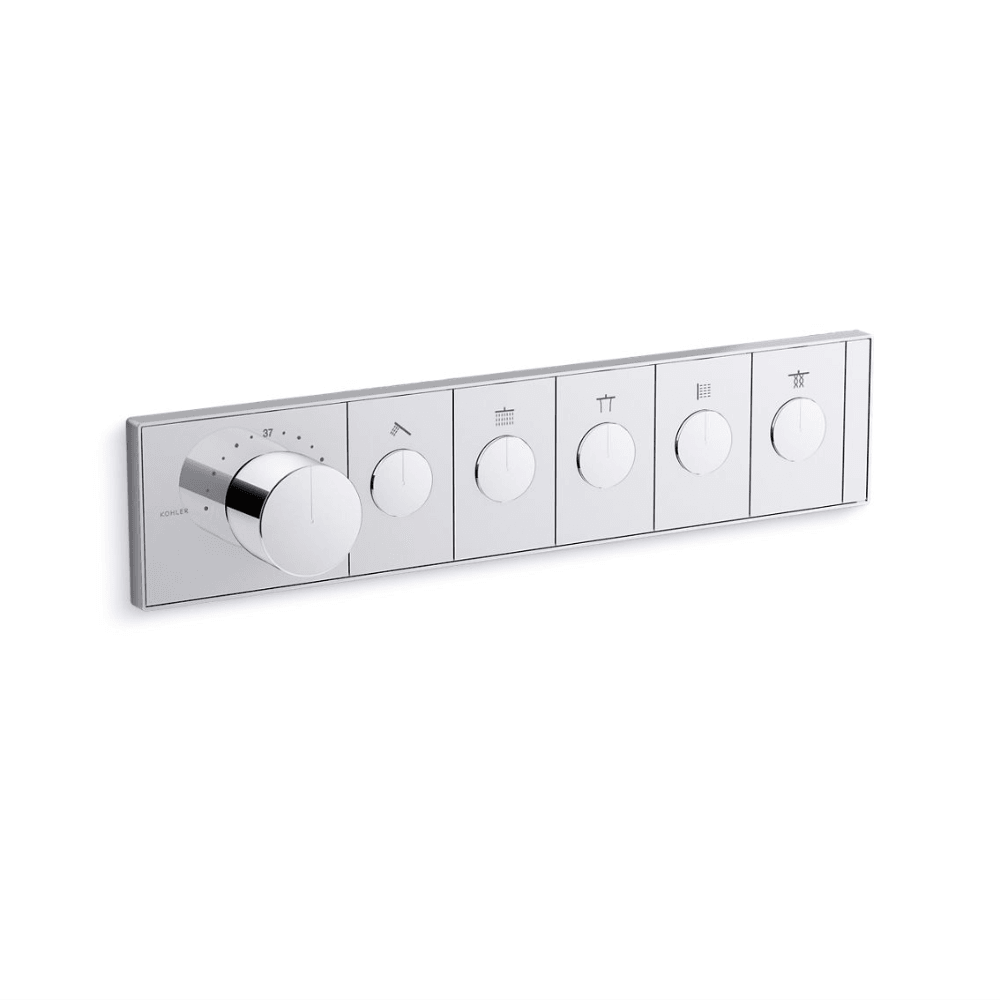 KOHLER K-26349T-9-CP ANTHEM™ 五路嵌入式機械恆溫控制