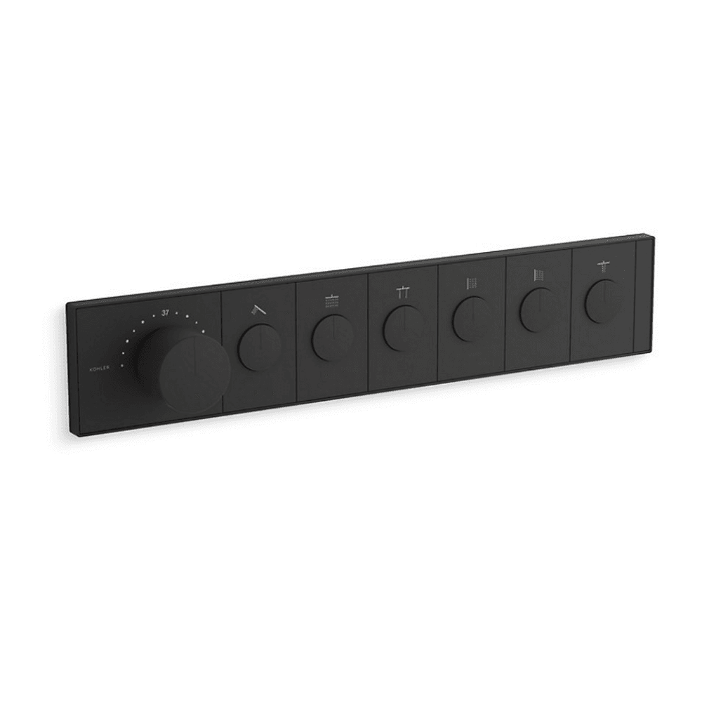 KOHLER K-26350T-9-BL ANTHEM™ 六路嵌入式機械恆溫控制 (黑色)