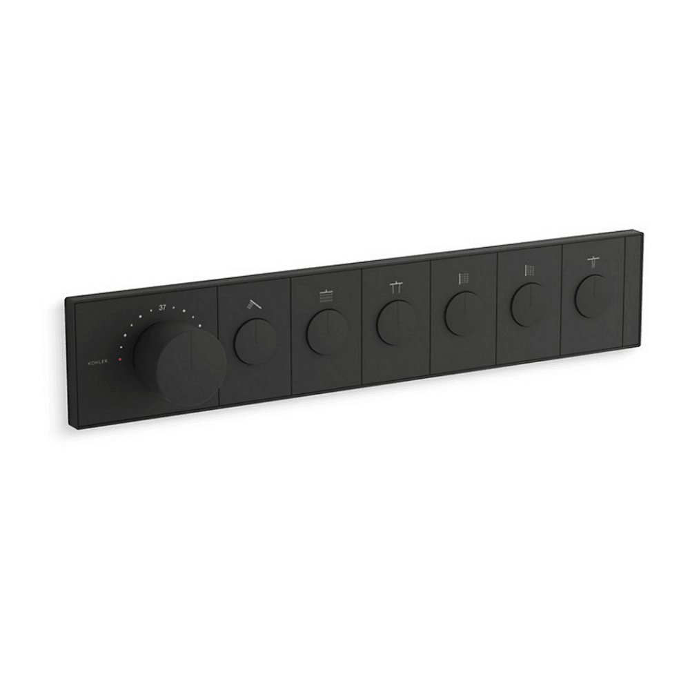 KOHLER K-26350T-9-BL ANTHEM™ 六路嵌入式機械恆溫控制 (黑色)