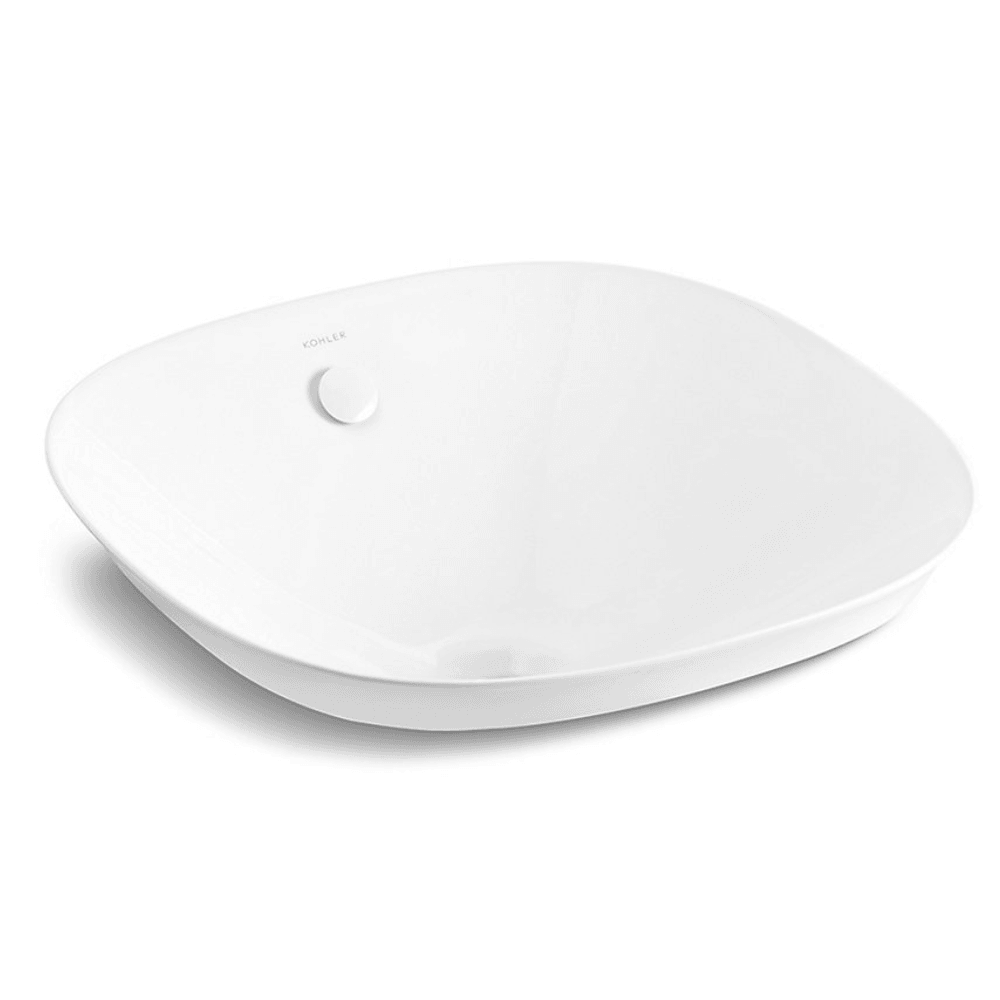 KOHLER K-26407T-0 VEIL ESSENTIAL 方形檯上式檯盆-hong-kong