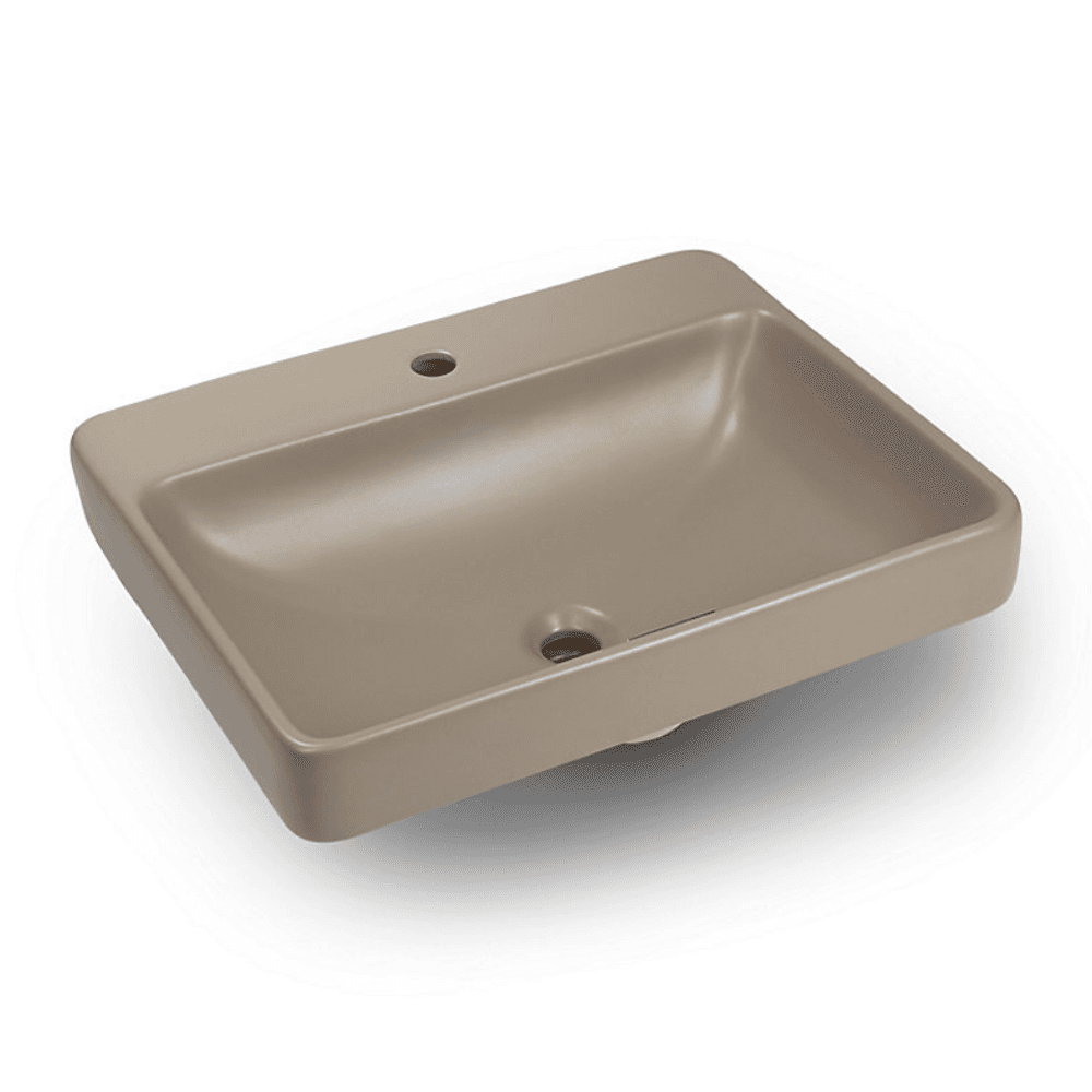 KOHLER K-2660X-1-NSG FOREFRONT 長方形檯上式面盆 (單龍頭孔) (霧灰色)