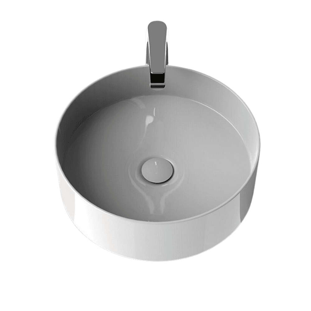 KOHLER K-26677T-0 MICA 圓形半崁式浴室面盆