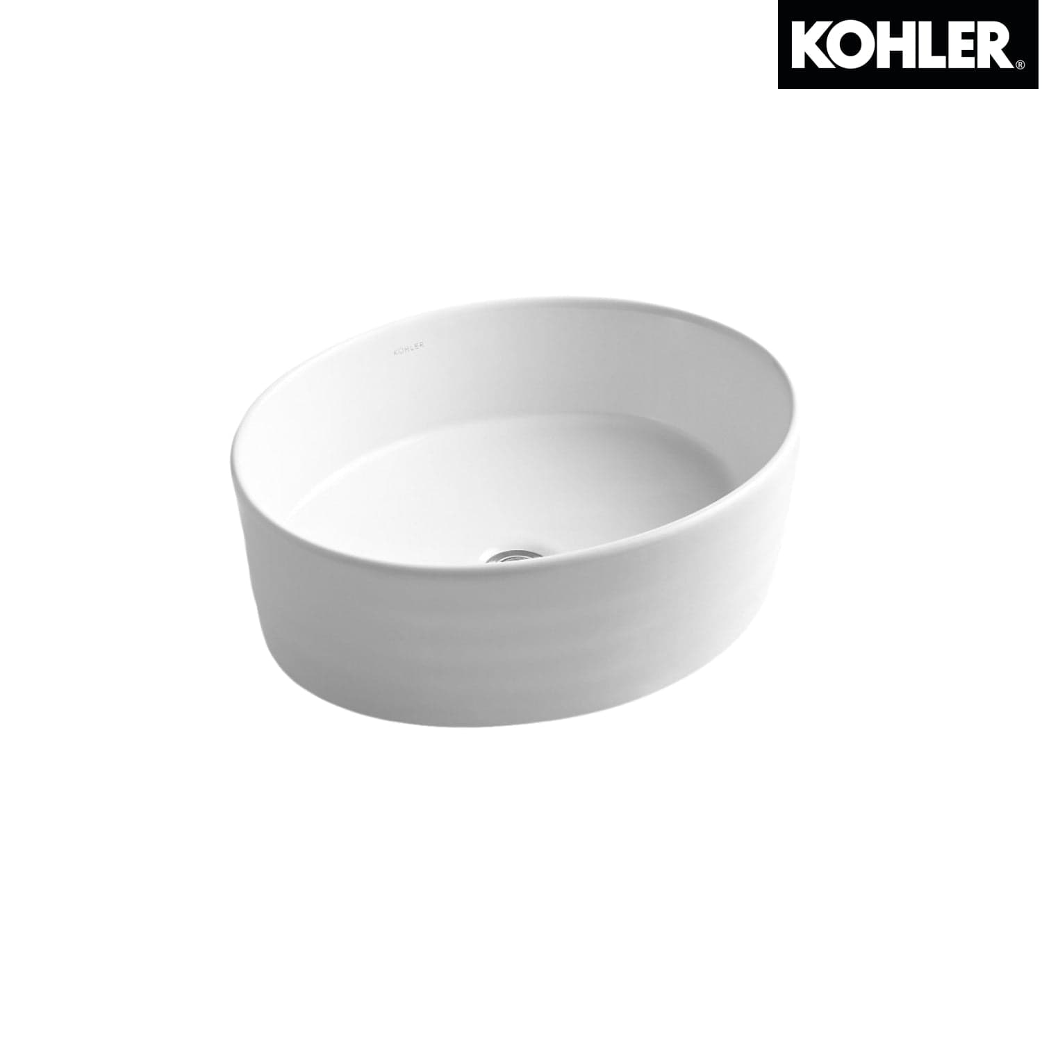 Kohler K-2965T-0 TRESHAM 橢圓形檯上式面盆