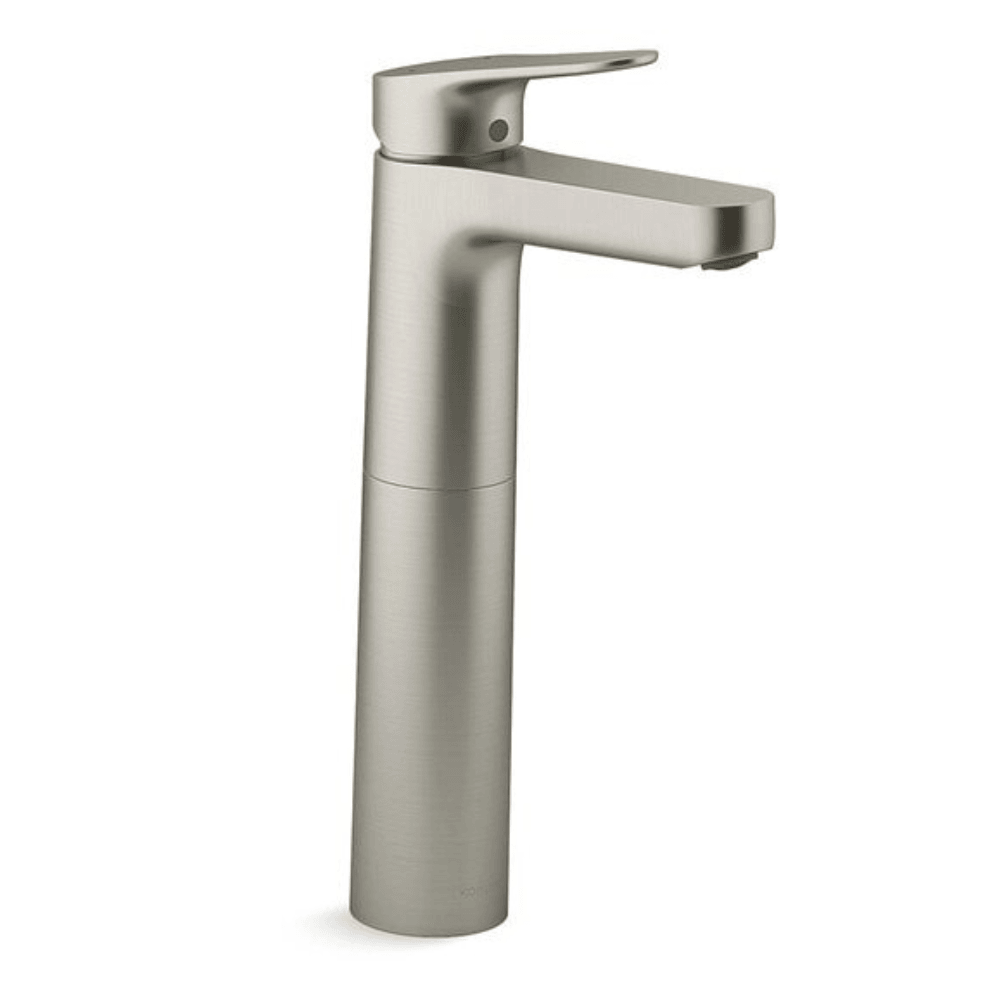 KOHLER K-33064T-4-BN ACCLIV 高出水口單把手面盆龍頭 (羅曼銀)