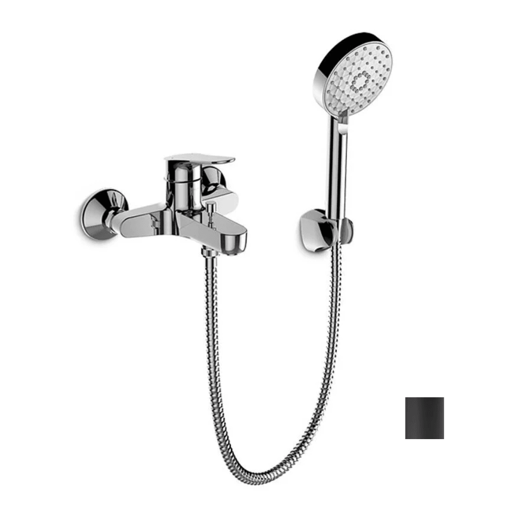 KOHLER K-33079T-4-BL ACCLIV 恆溫掛牆式淋浴龍頭 (黑色)