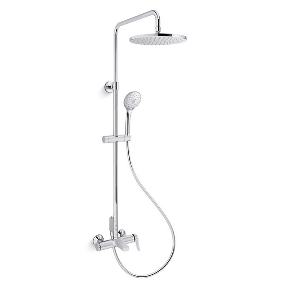 KOHLER K-33087T-4-CP ACCLIV 三路淋浴柱- 直接連接 (拋光鍍鉻)