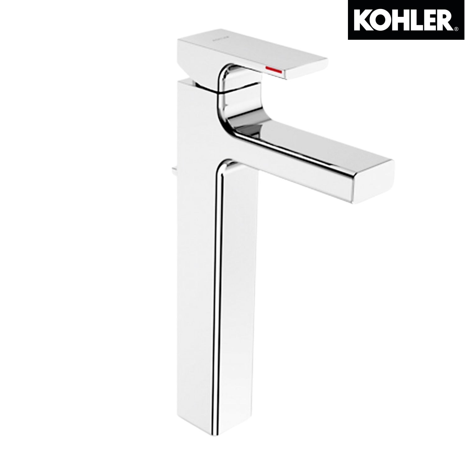 Kohler K-37329K-4-CP STRAYT 高身面盆龍頭