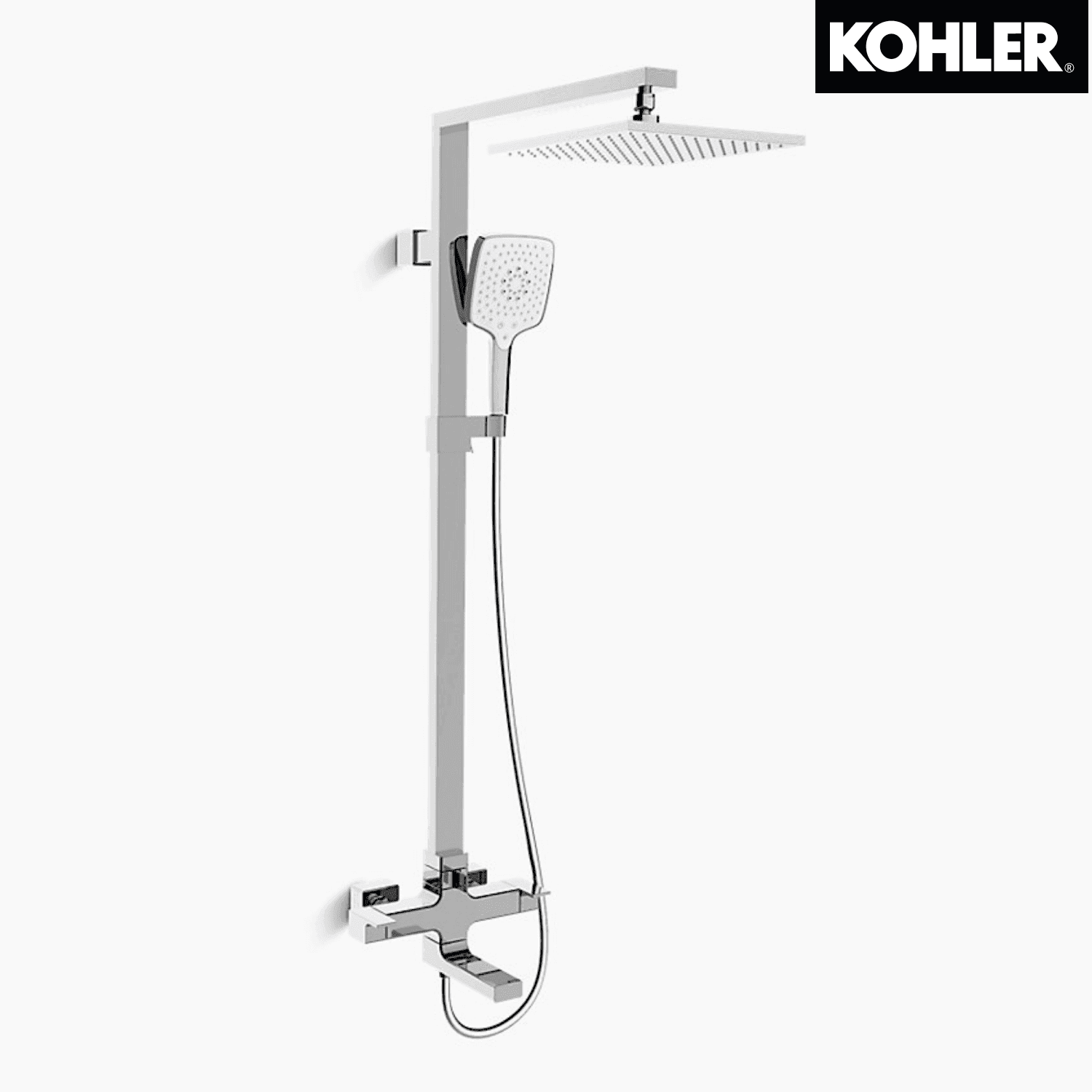 Kohler K-45372K-C4-CP STRAYT Three-Function Shower Column