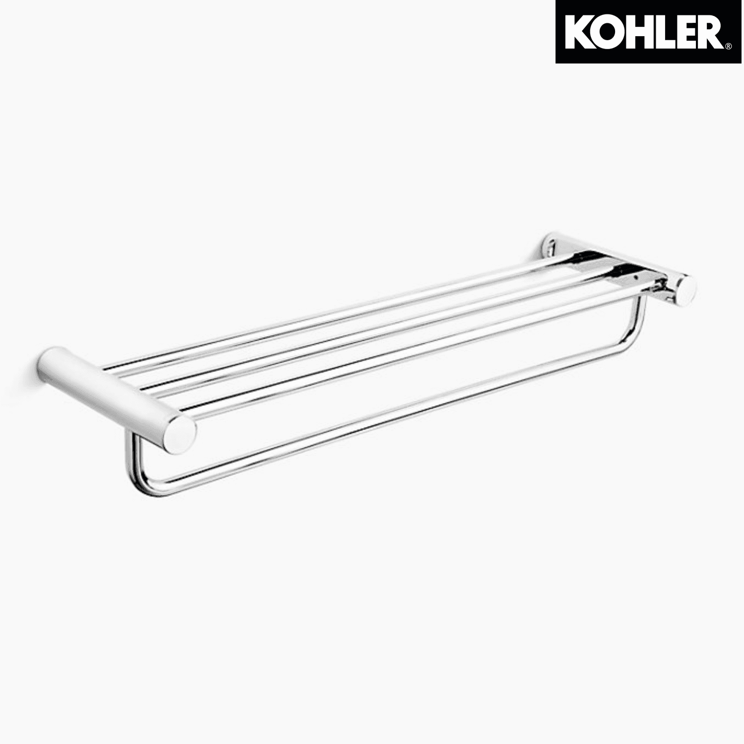 Kohler K-45400T-CP JULY 24" Double Towel Bar