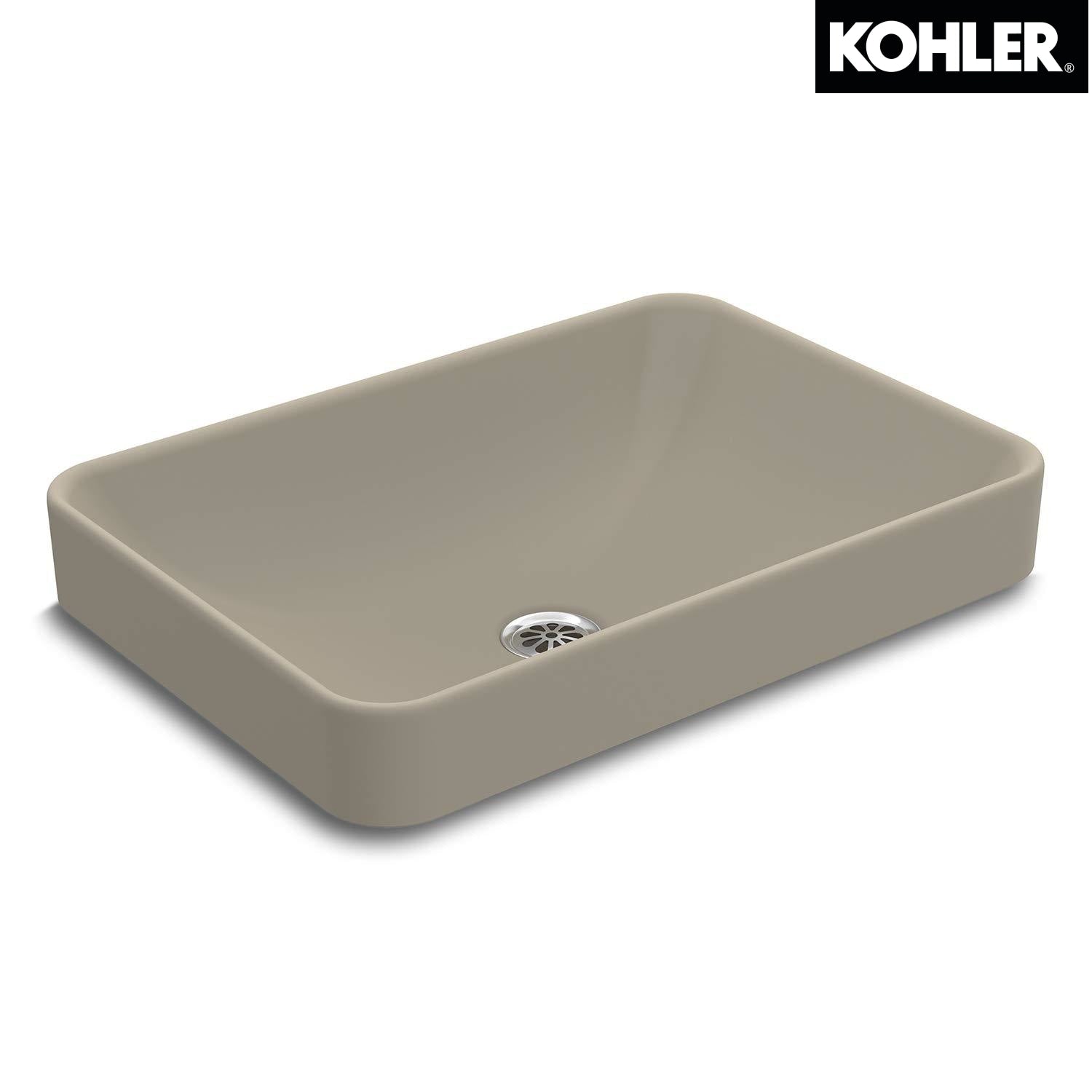Kohler K-5373IN-HT1 FOREFRONT 長方形檯上式面盆 (松露色)