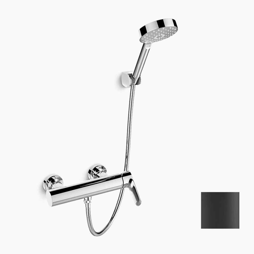 KOHLER K-72351T-4-BL ALEO 掛牆式淋浴龍頭 (黑色)