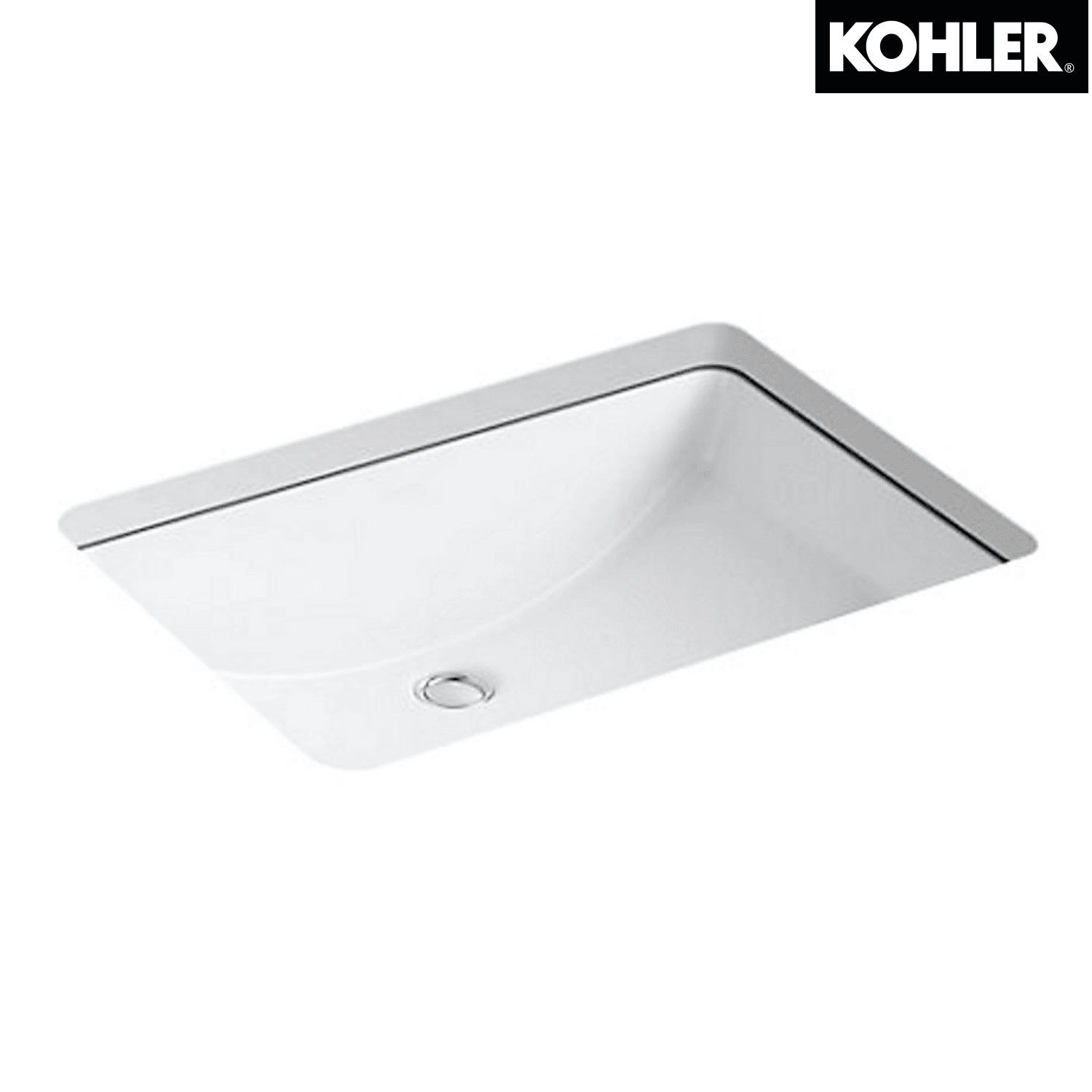 KOHLER K-76509K-0 LADENA® 24” 檯下式浴室面盆