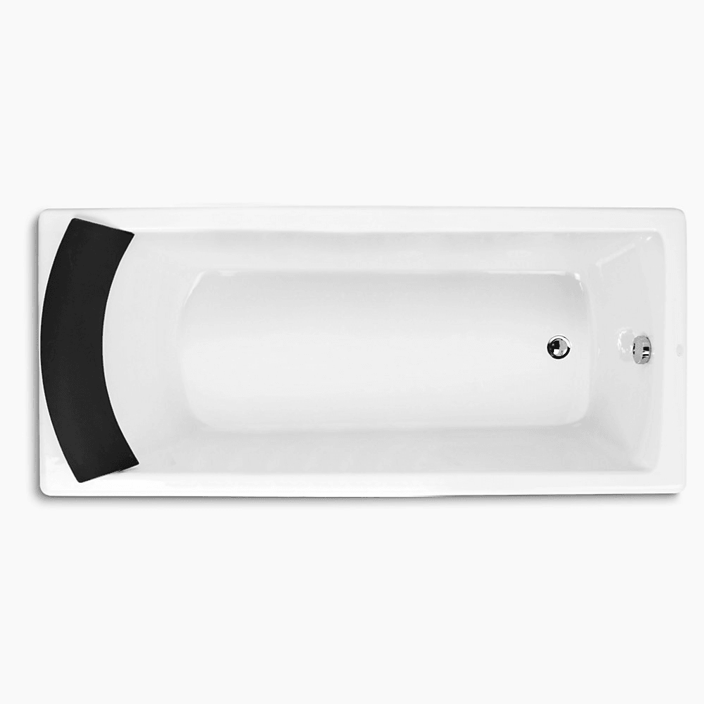 KOHLER K-8223T-GR-0 BIOVE 1.5 米鑄鐵浴缸 (連扶手孔)