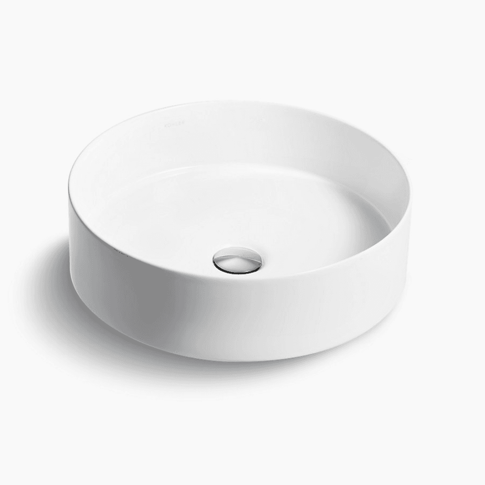 KOHLER K-90012T-0 MICA 16” 圓形檯上式浴室面盆