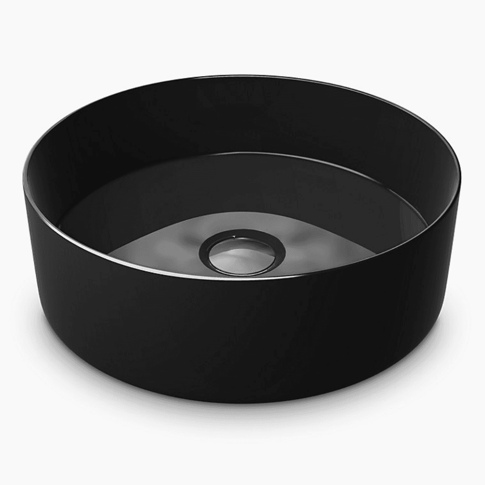 KOHLER K-90012T-HB1 MICA 16” 圓形檯上式浴室面盆 (霧面黑)