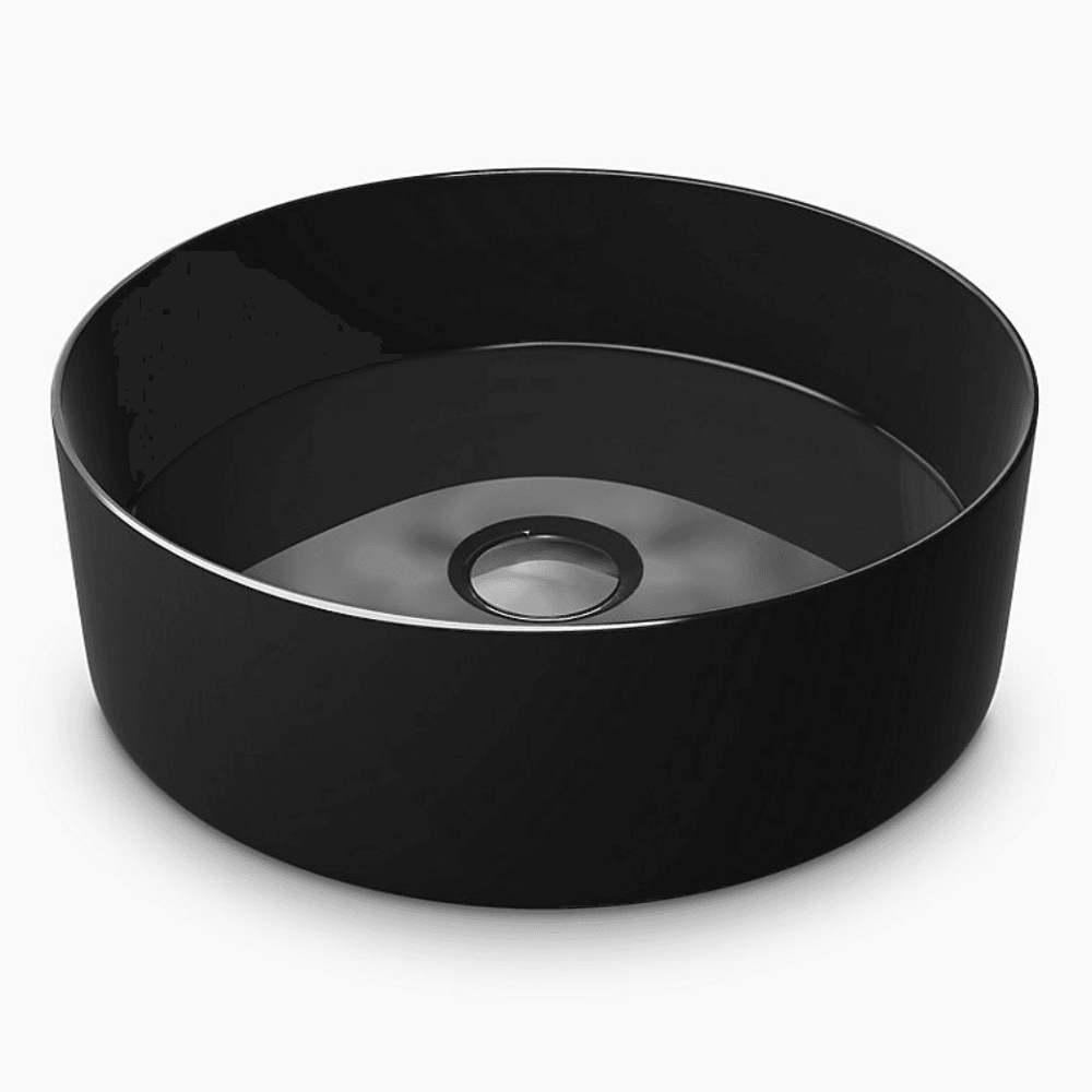 KOHLER K-90012T-HB1 MICA 16” 圓形檯上式浴室面盆 (霧面黑)