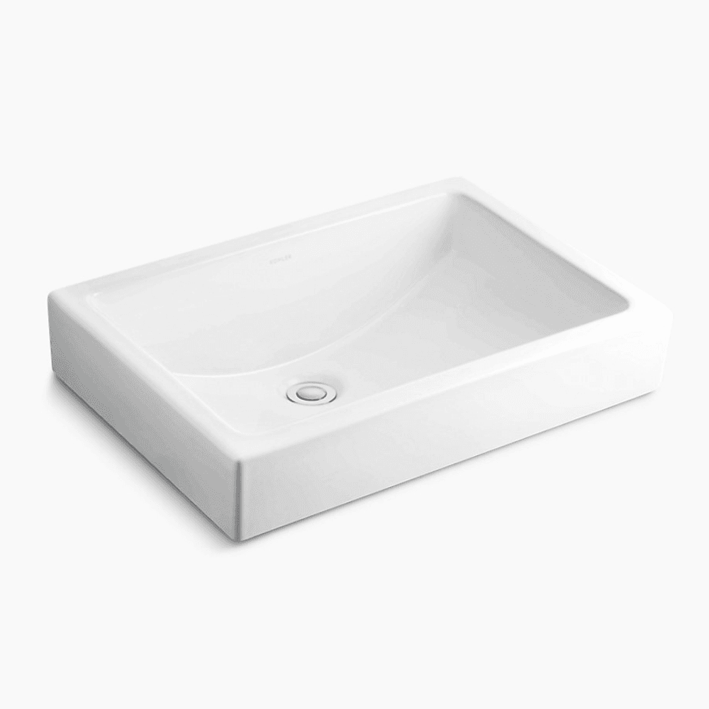 KOHLER K-9220T-0 LADENA® 21” 長方形檯上式浴室面盆