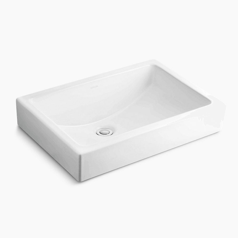 KOHLER K-9220T-0 LADENA® 21” 長方形檯上式浴室面盆